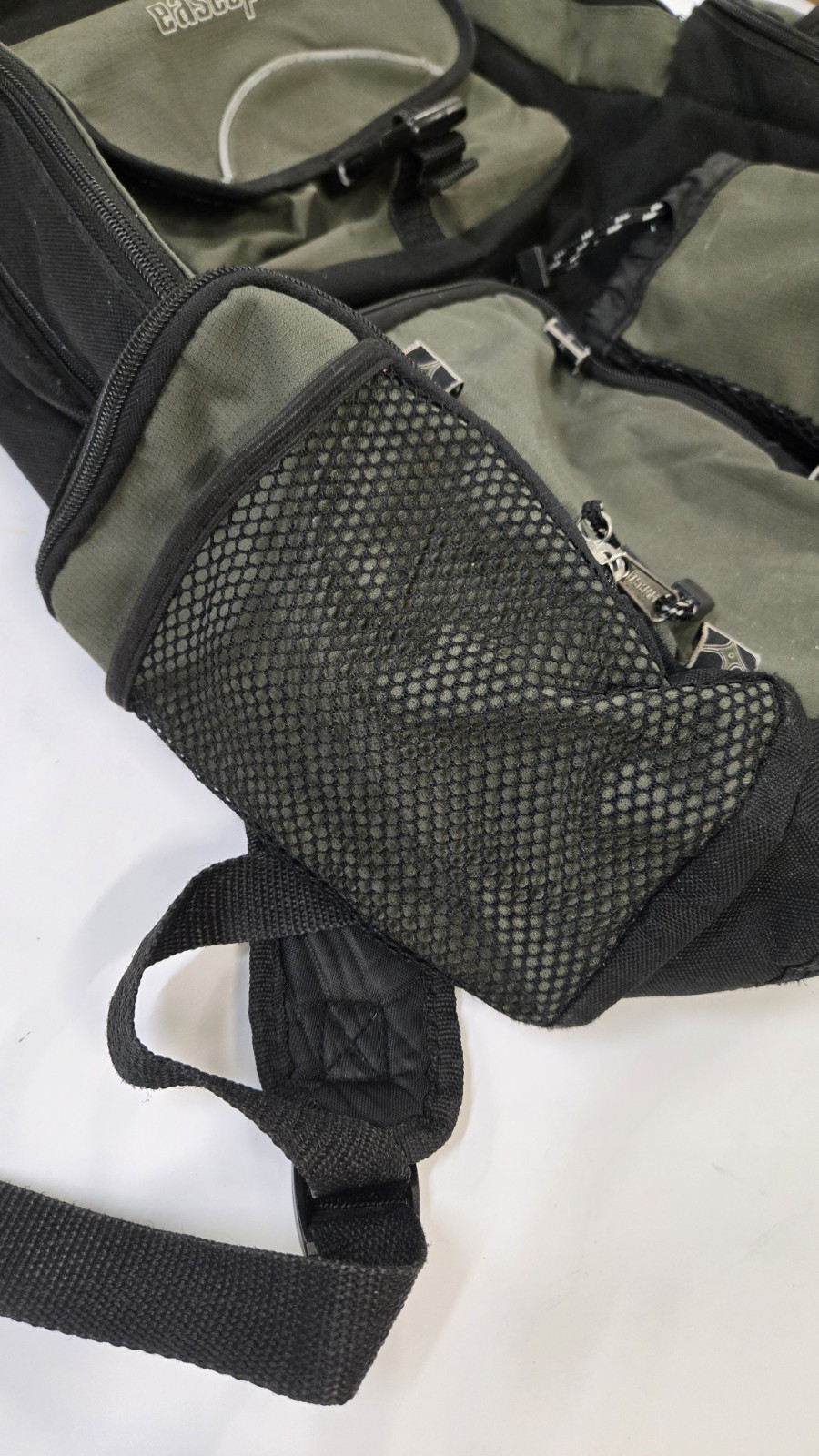 Vintage Eastsport Backpack Multi-Pocket Tactical Utility Rucksack Y2K Green