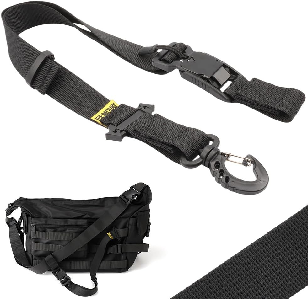 1 Pack Messenger Bag 3 Point Belt with Magentic Quick Release Buckle Stability B