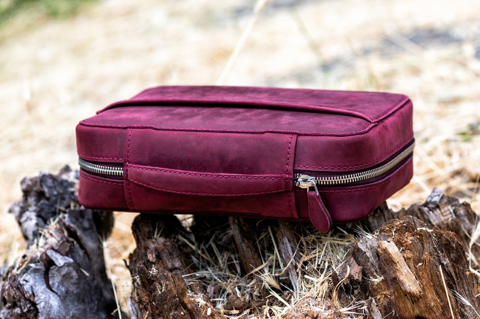 Leather Cigar Case Personalized Cigar Holder Travel Humidor Box Accessories