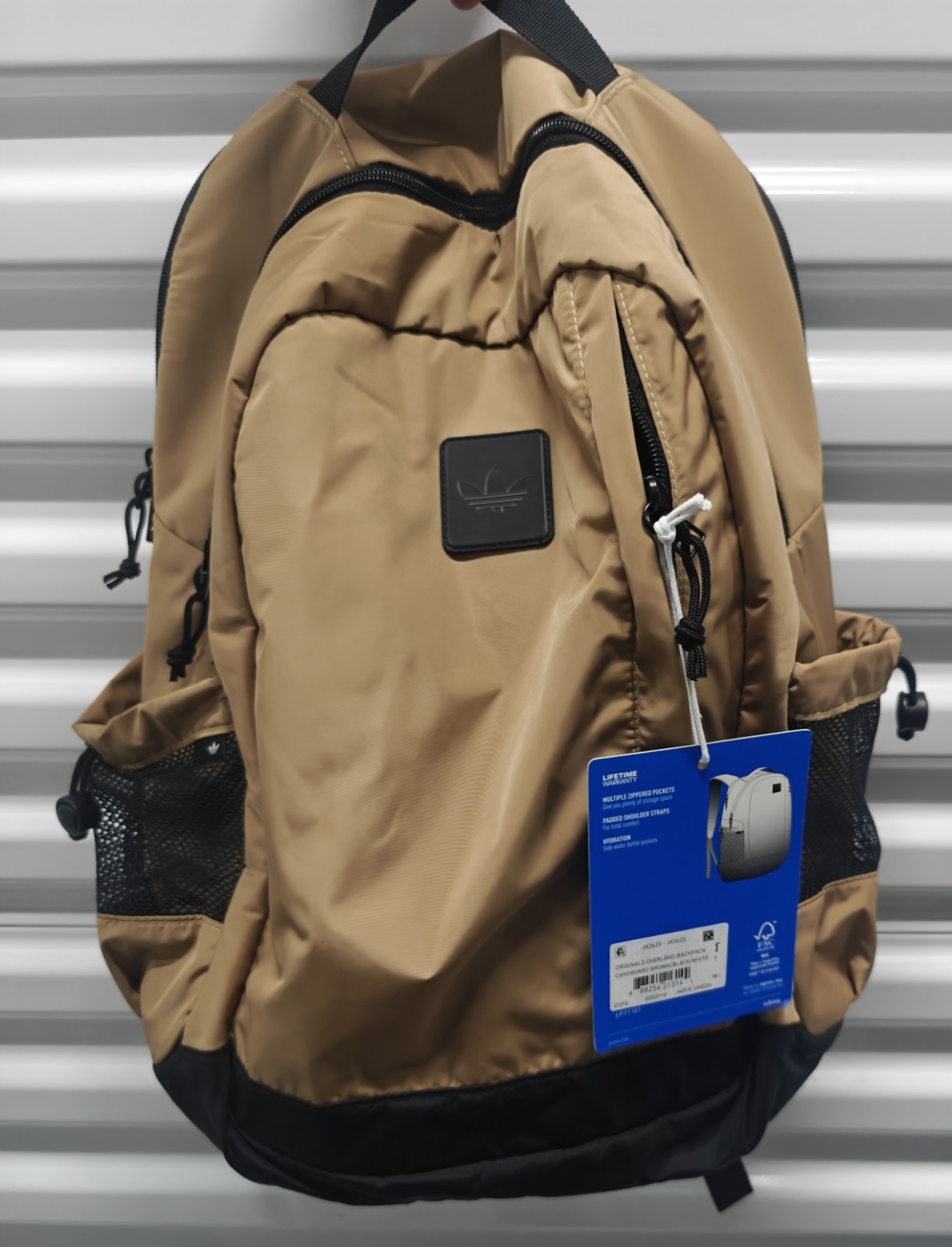 Adidas Overland Backpack Cardboard Brown Black Or Dark Violet Or Dark Green