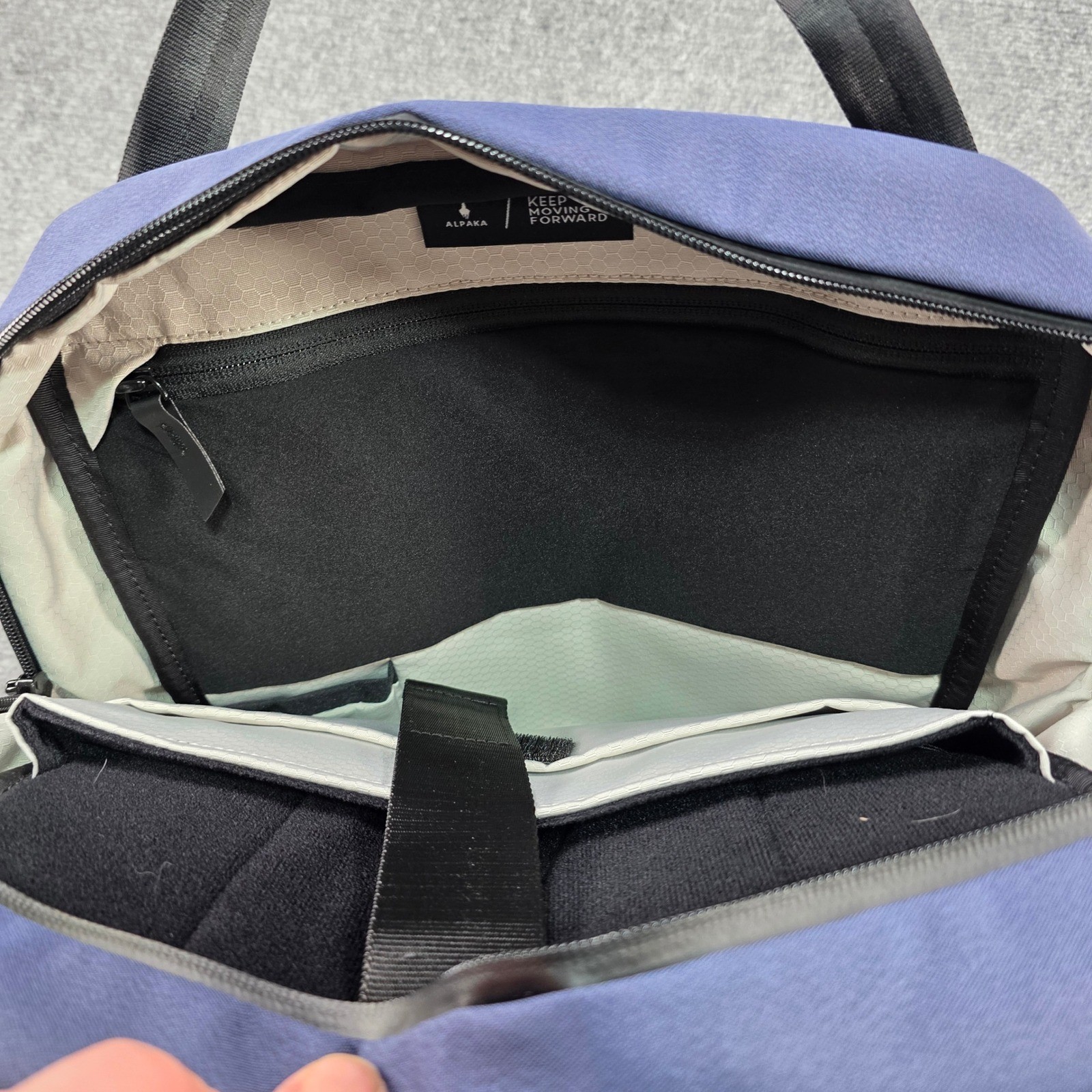 Alpaka Bravo TotePack Convertible Backpack Slate Blue Tech Carry
