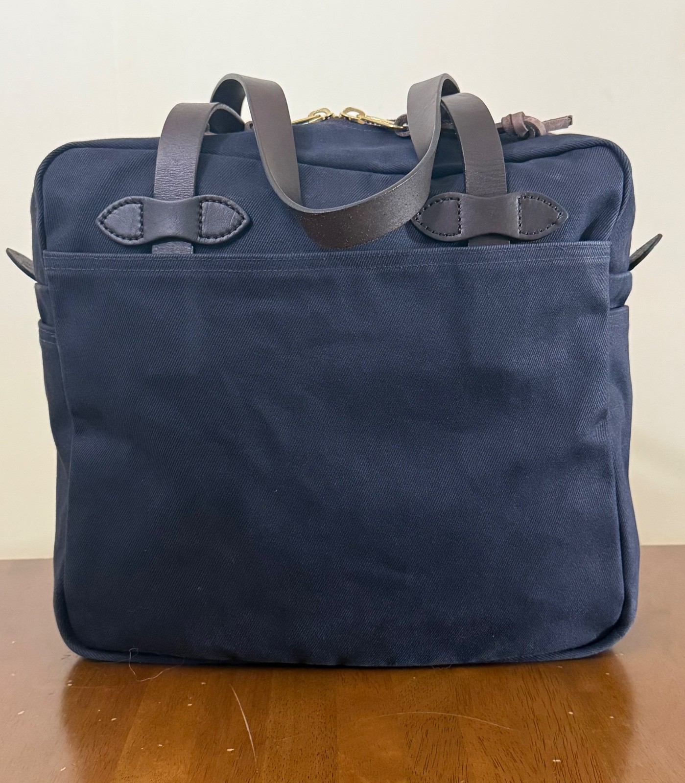 Filson 261 Rugged Twill Zipper Tote Navy Made in USA New Without Tags
