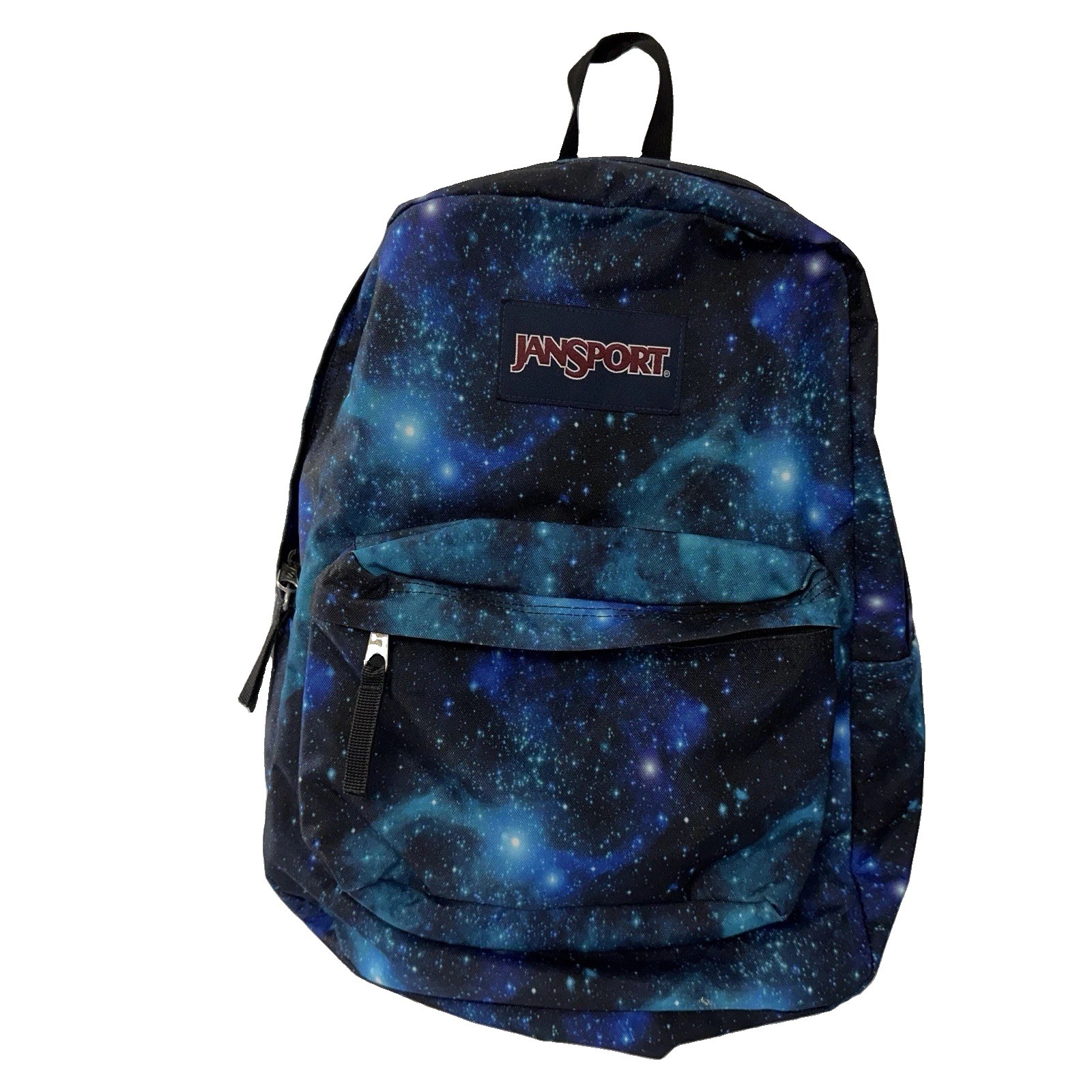 JanSport Superbreak Backpack – Galaxy Space Stars Black Blue GUC