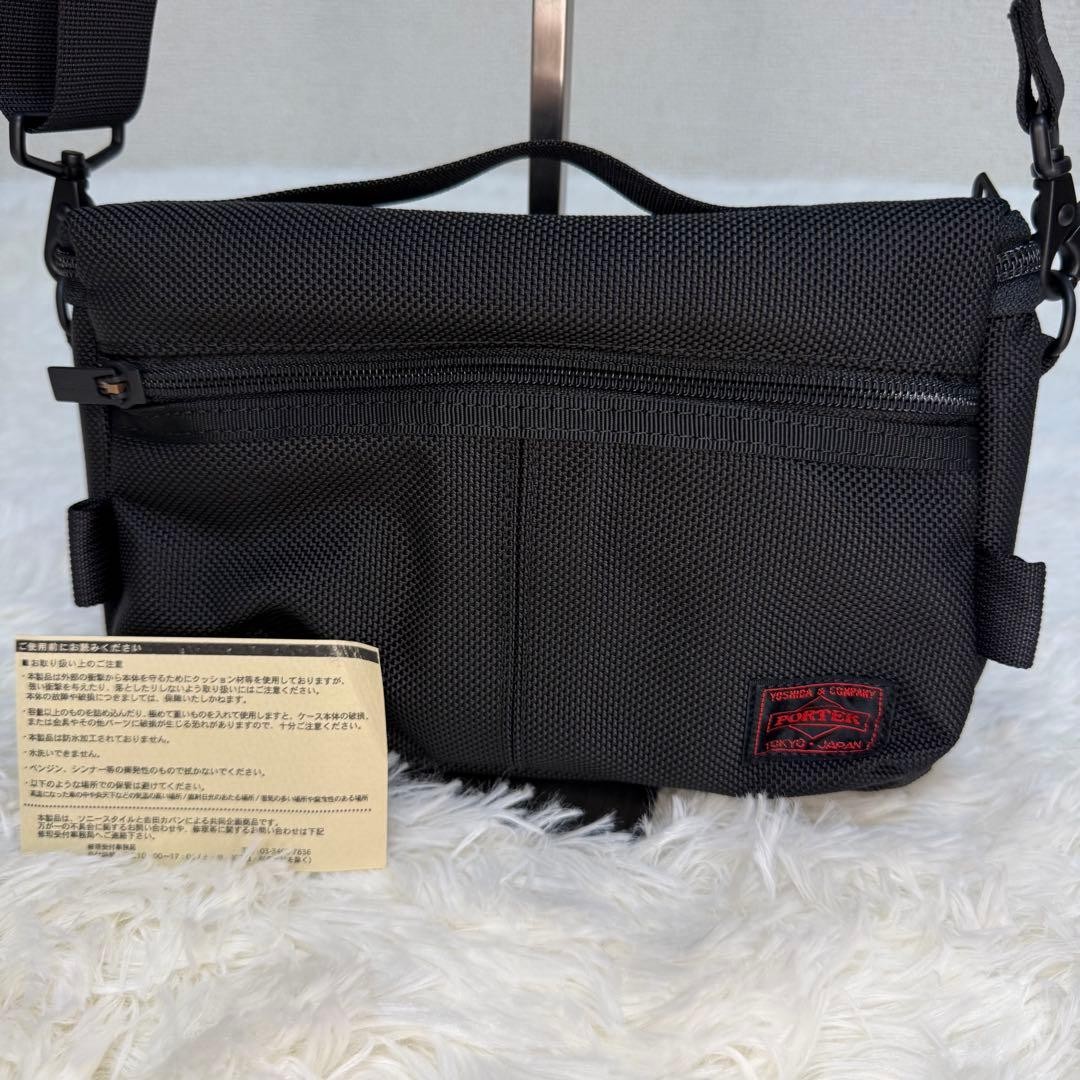 [Unused item] PORTER×SONY 2WAY camera bag Good condition Black Black
