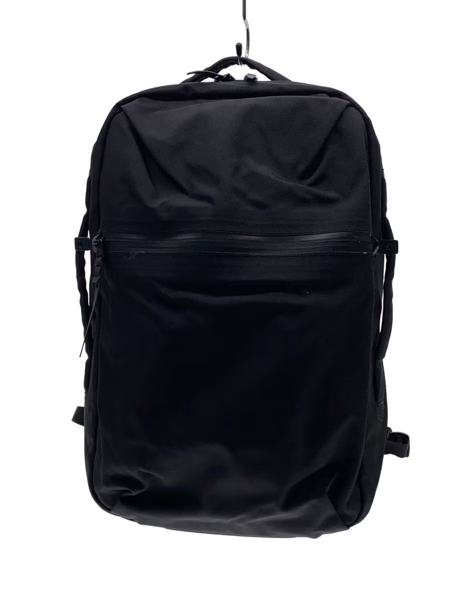 BLACK EMBER Nylon Backpack (Black)