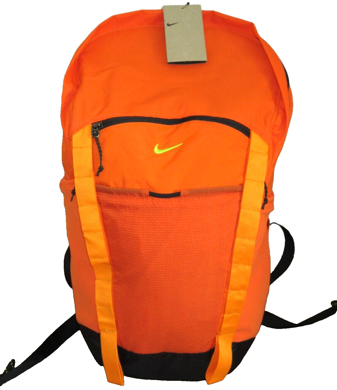 Nike Hike Backpack Travel Bag Safety Orange Black Atomic Green 27L DJ9677-819
