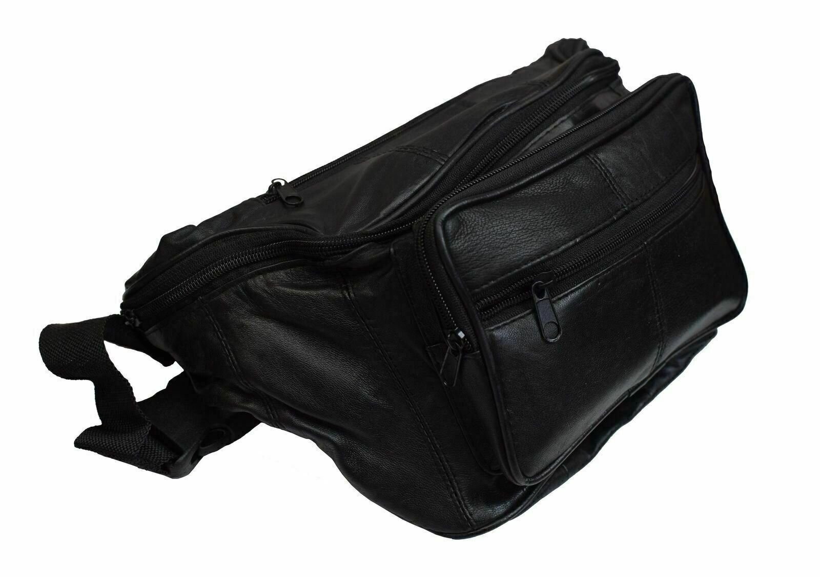 Genuine Leather Concealed Carry Weapon Waist Gun Pouch Fanny Pack Men & Women