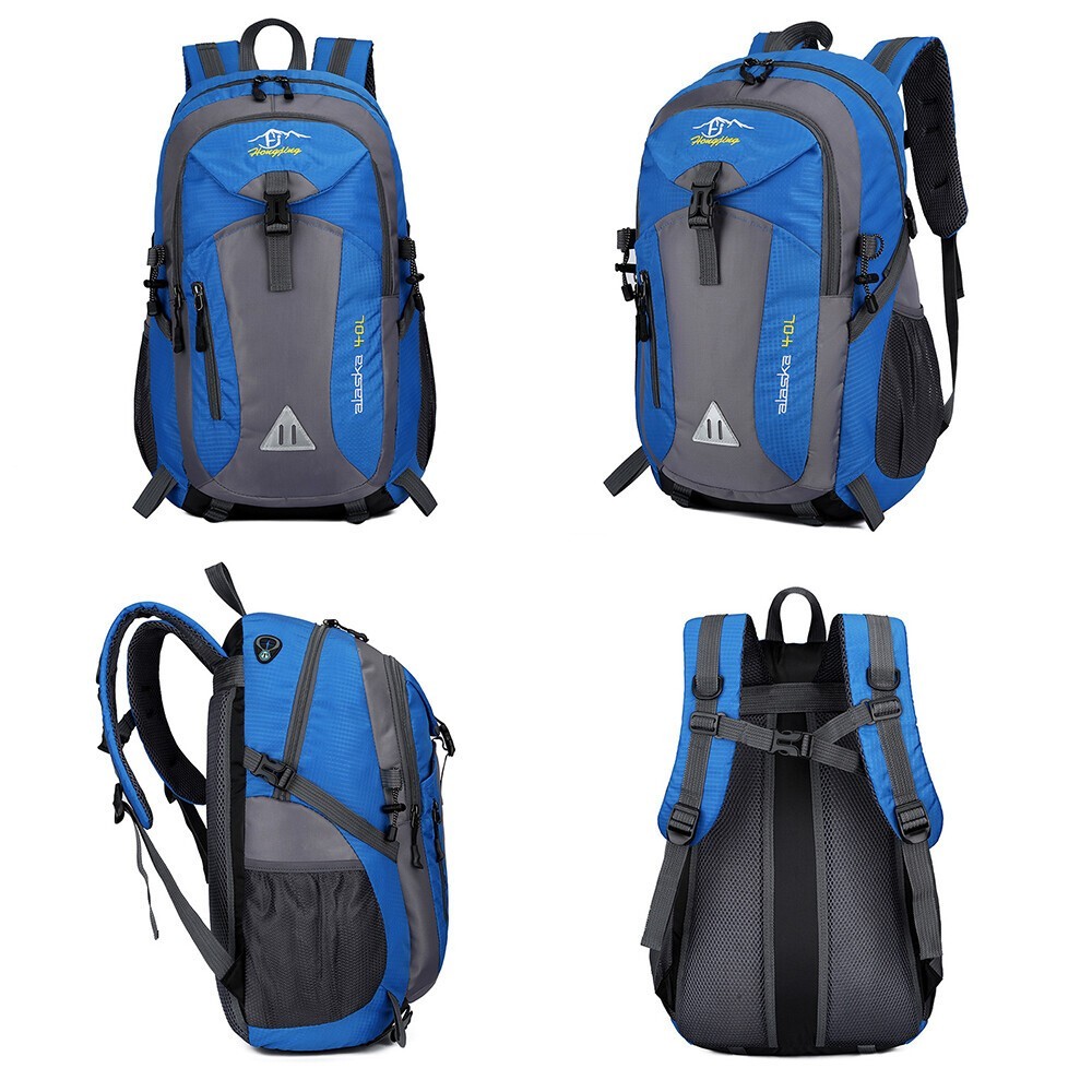 40L Waterproof Hiking Camping Backpack Outdoor Travel Men Women Rucksack Bag