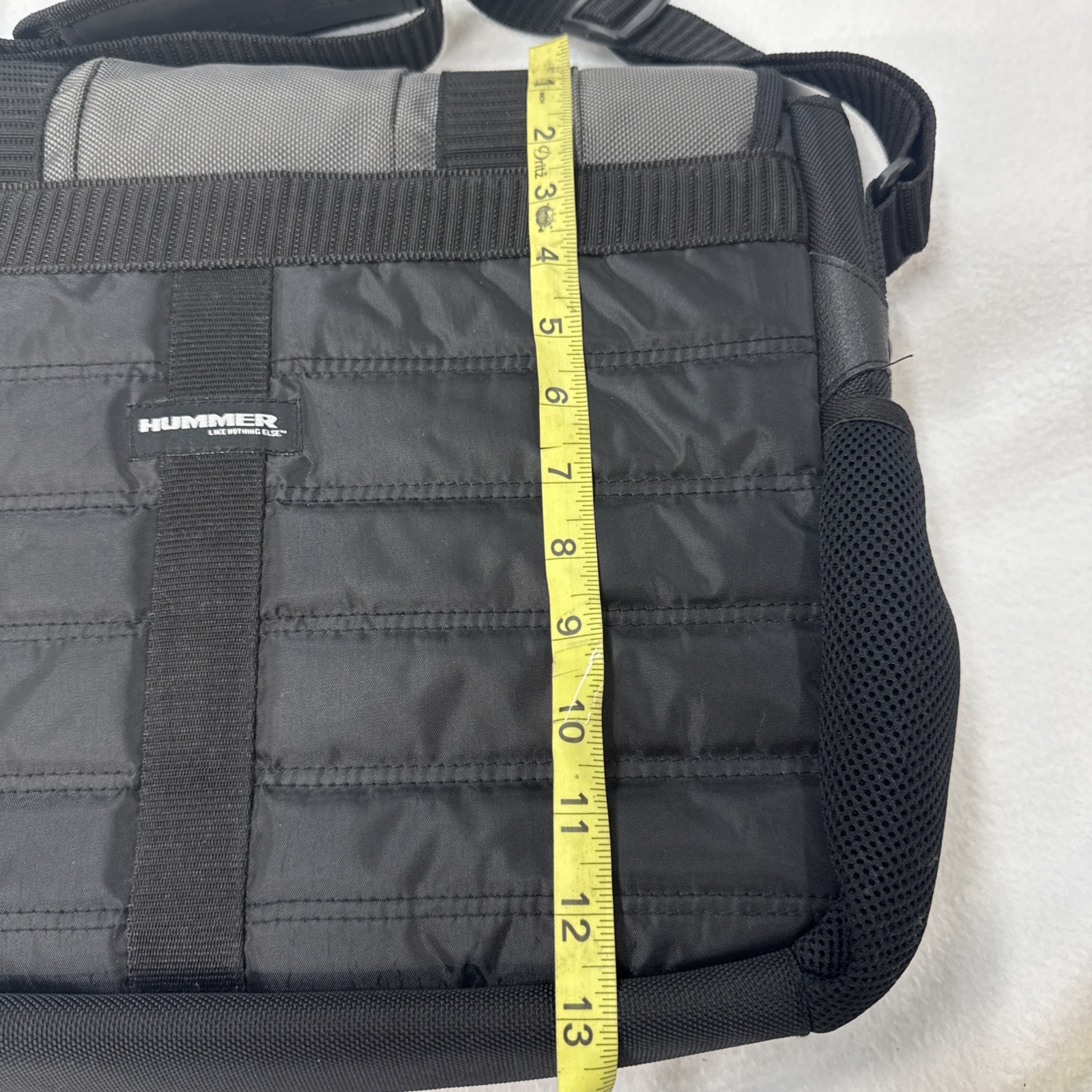 HUMMER MESSENGER LAPTOP COMPUTER SHOULDER BRIEFCASE BAG 17×14 clean