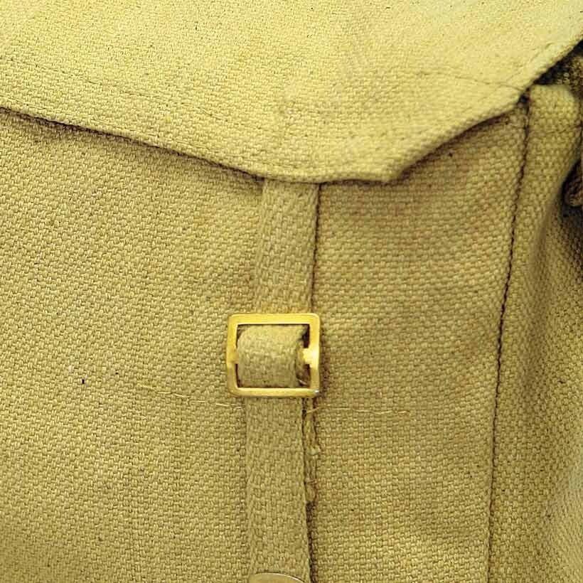 Biker Motorcycle Messenger Web Shoulder Khaki Bag Haversack Small (26x25x8.5cm)