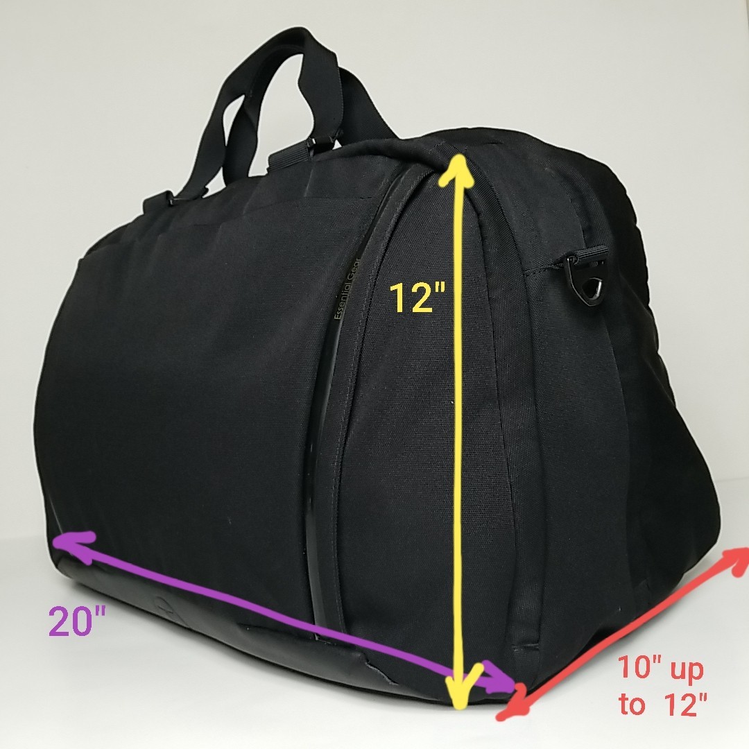 Tumi Tech Essential Gear 20″ Duffel Bag Black Nylon With Shoulder Strap 67754D