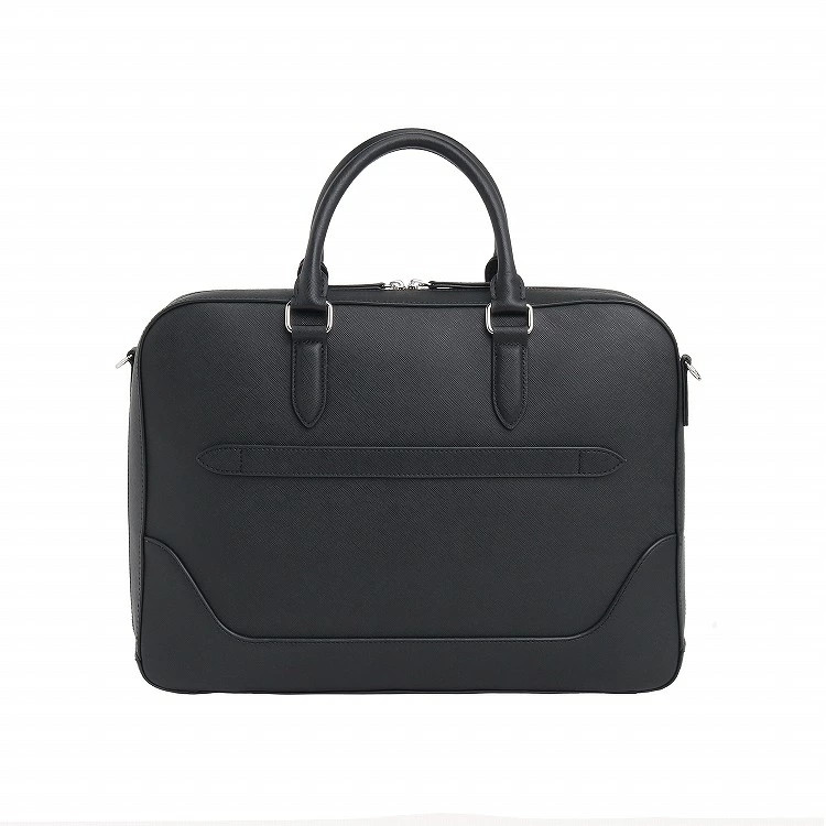 ultima TOKYO Men’s Briefcase, Cowhide Leather Briefcase 11951 Black or Brown