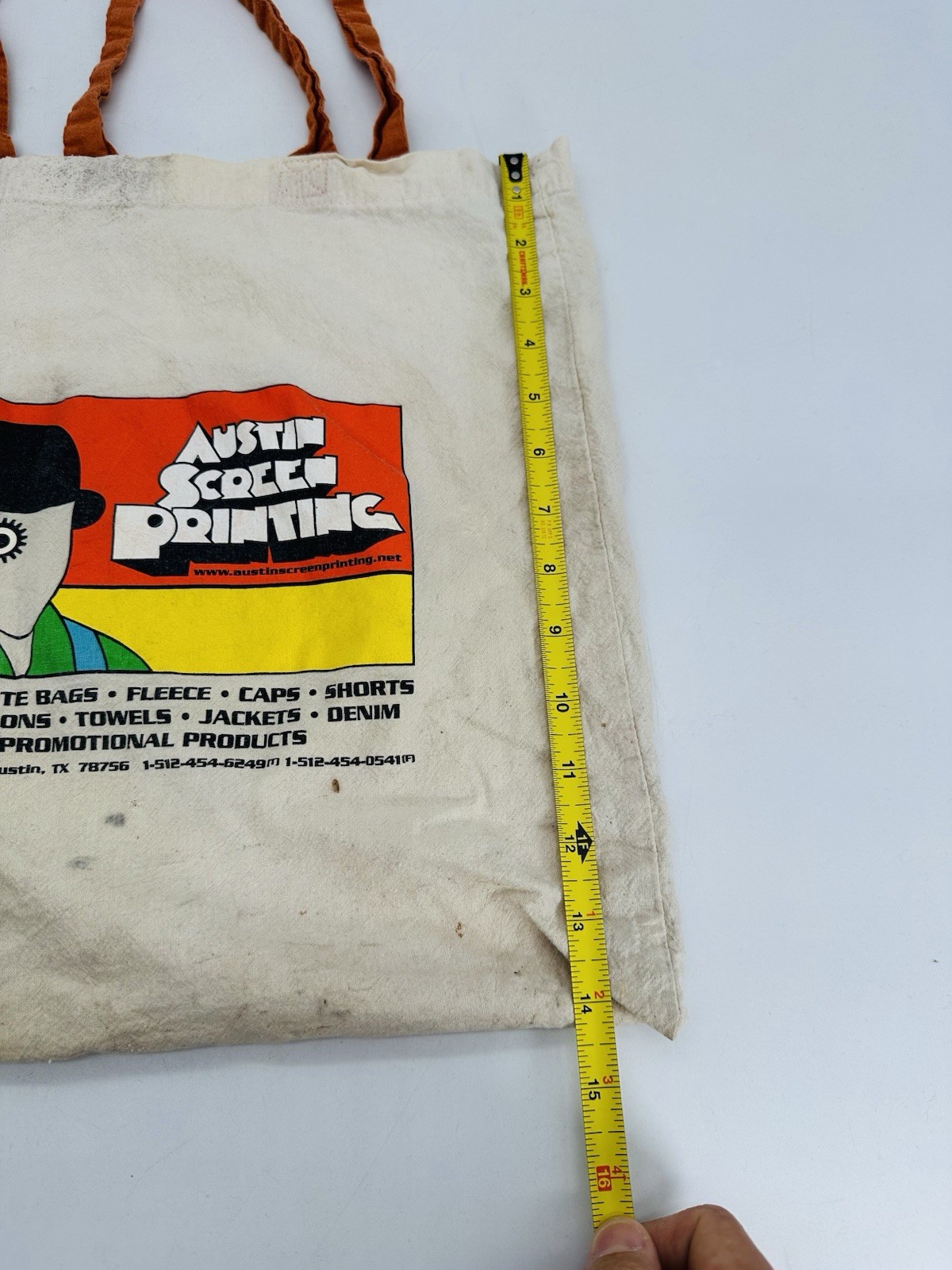Vintage 90s Austin Texas Screen Printing The Clockwork Orange Movie Tote Bag