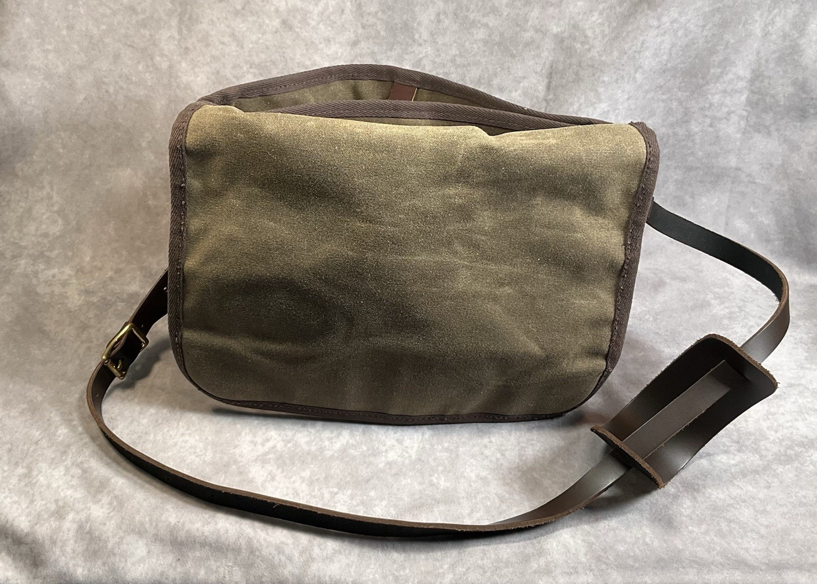 Coore & Crenshaw Society Canvas Leather Messenger Satchel Bag Ben Crenshaw