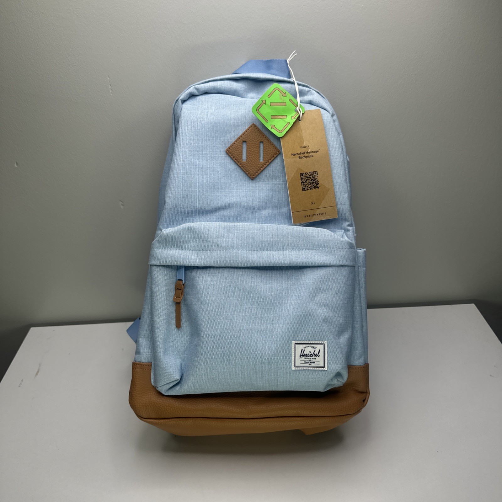 Herschel Supply Company Heritage Backpack 24 LCapacity, Blue Bell Crosshatch