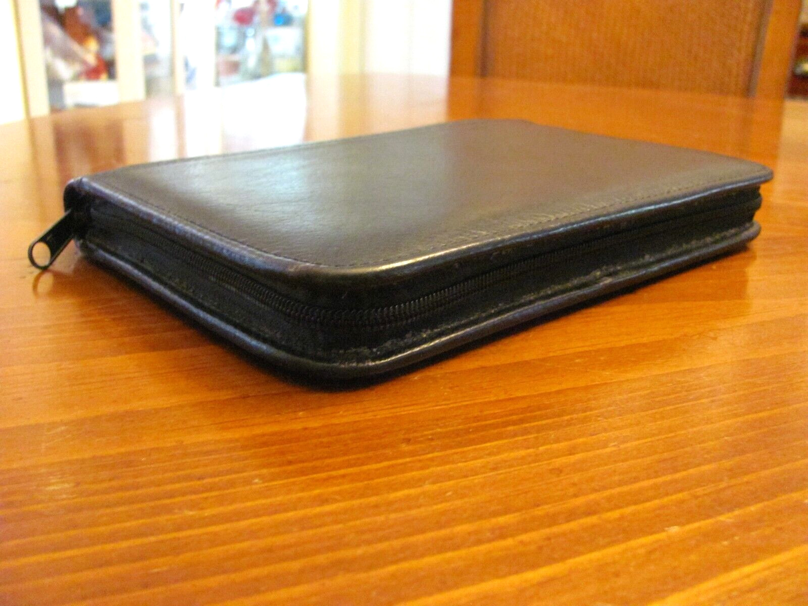 RARE ‘HOLT RENFREW’ BLACK LEATHER BUSINESS EXECUTIVE PORFOLIO ZIPPERED CASE EXC