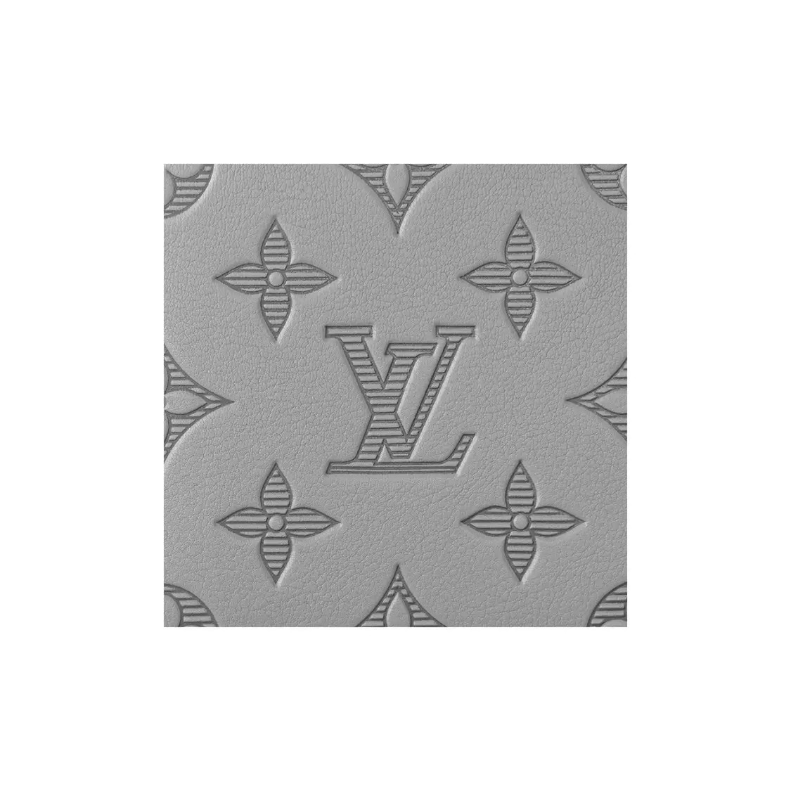 LOUIS VUITTON iconic printed logo cowhide leather wallet men’s 4.5×0.6×3.5 in