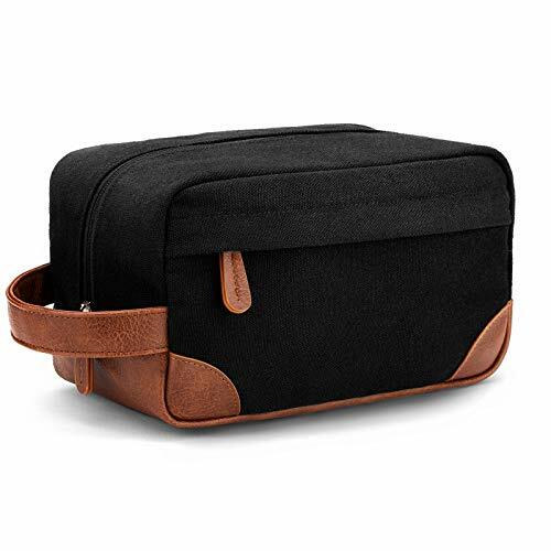 Toiletry Bag Hanging Dopp Kit For Men Water Resistant Canvas Shaving Bag With