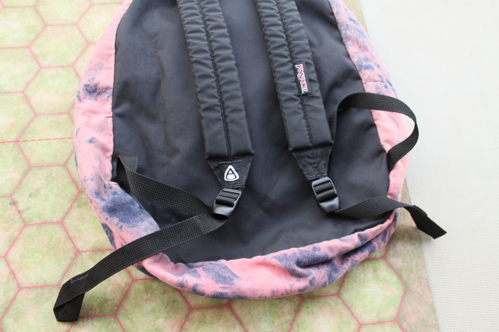 Vintage Jansport Backpack Dapack -Blue Pink Dyed -Retro Y2K 90s