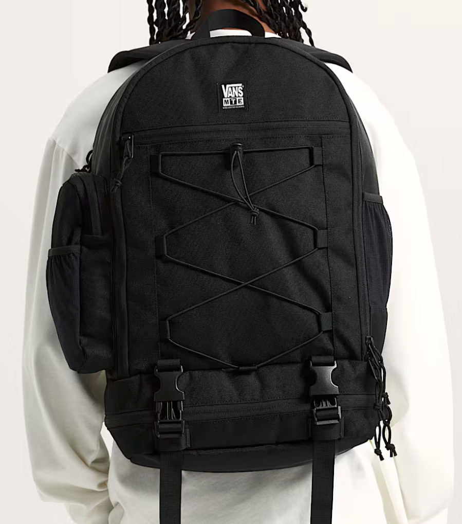 Vans Black MTE Breakout Unisex Laptop Backpack (VN000M7JBLK) 25L – NWT