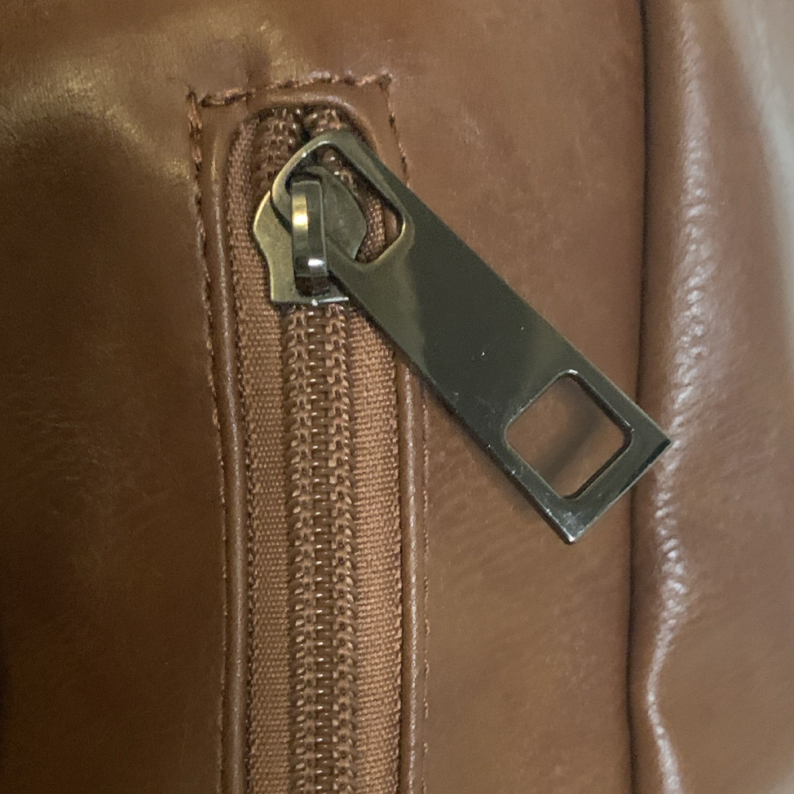 LXY Brown Men’s Backpack Buckle Flap Magnetic Snap Zip Pockets Adjustable