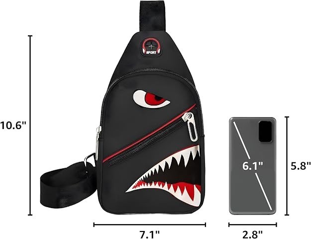 Shoulder Sling Crossbody Casual Chest Bag For Travel Sports Running Outdoor | Tr