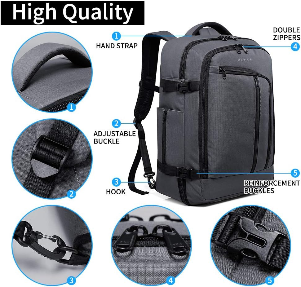 Men’s Business Laptop Backpack – Convertible Travel Briefcase Backpack