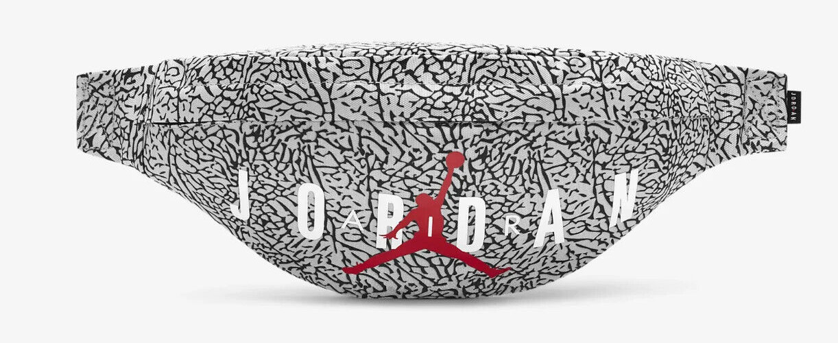 Nike Air Jordan Fanny Pack Hip Waist Belt ELEPHANT Bag Crossbody 9B0533 NEW $45