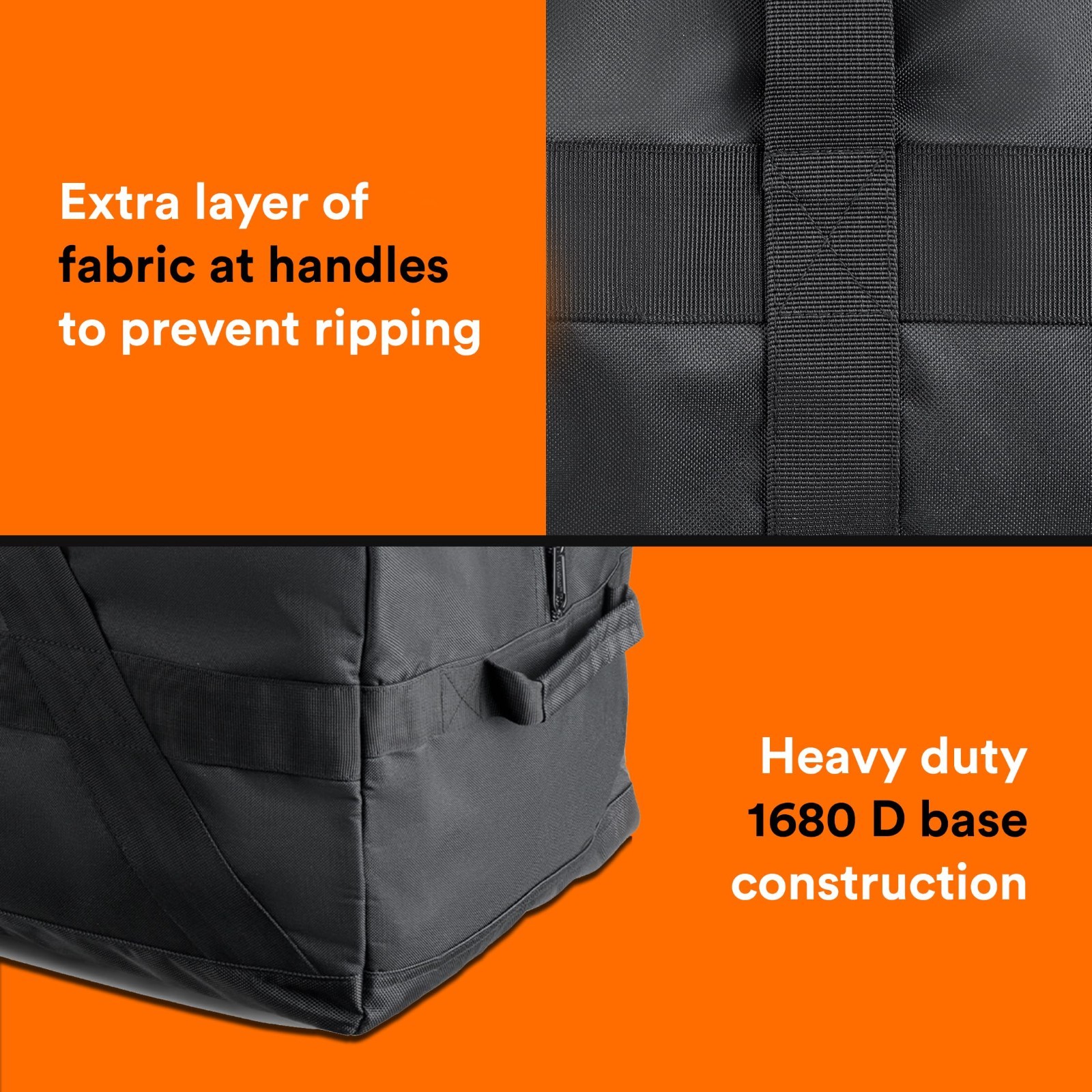 Extra Large 106L Heavy Duty Duffle Bag – Water Resistant, Durable, Perfect for T