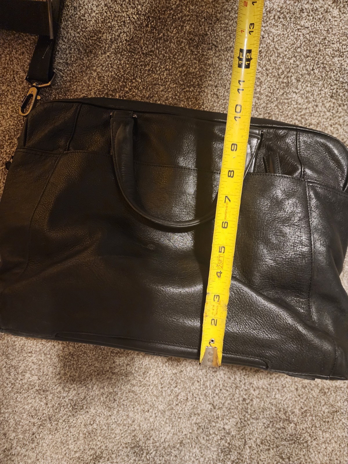 Tumi Beacon Hill Lawyers Briefcase Leather Laptop Bag Black 68560D