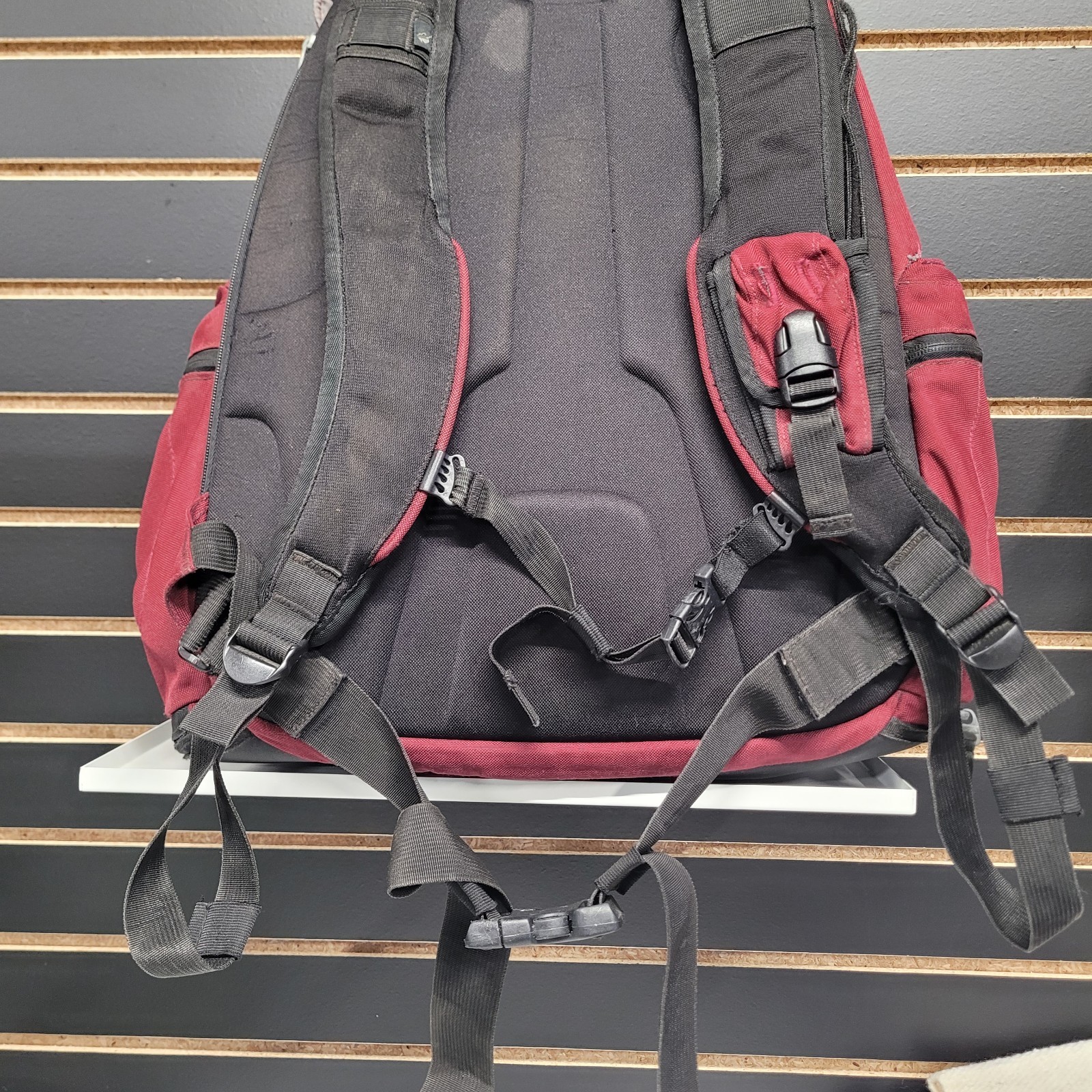Y2K Vintage Oakley Kitchen Sink Backpack Laptop Bag Tactical Equipment Maroon