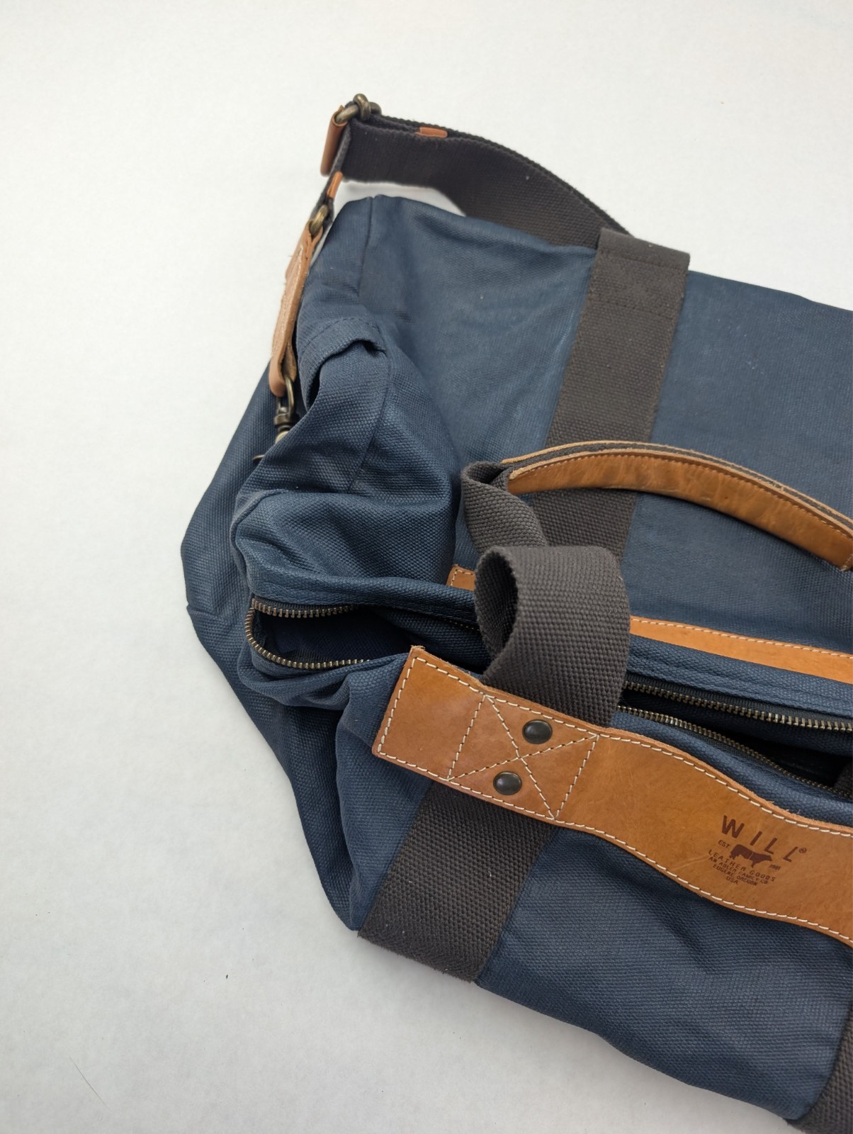 Will Leather Goods Leather Travel Duffle Bag