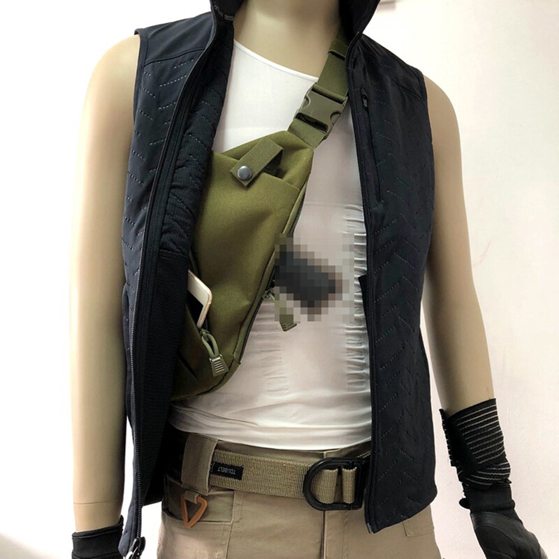 Tactical Gun Storage Bag Holster Men’s Left Right Nylon Shoulder Gun Pistol Bag
