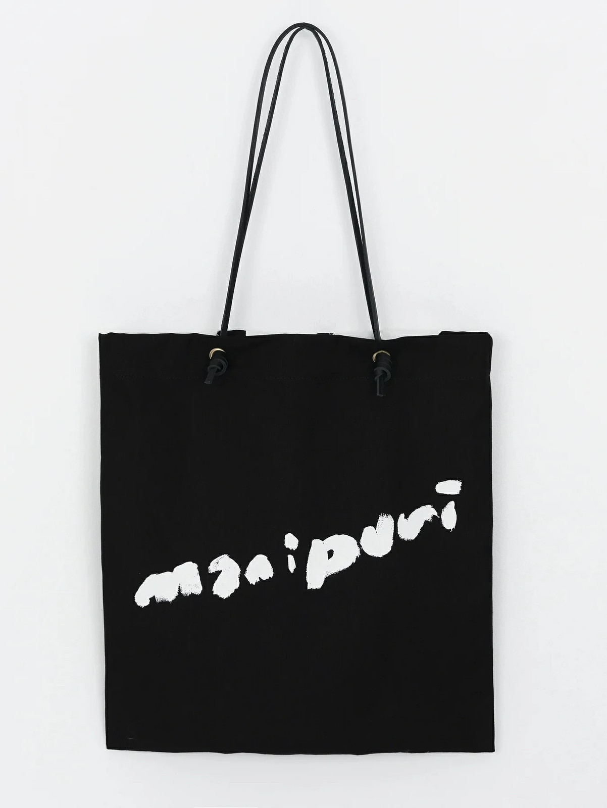 manipuri Canvas Tote Bag Logo Cotton Canvas Fabric Made in Japan