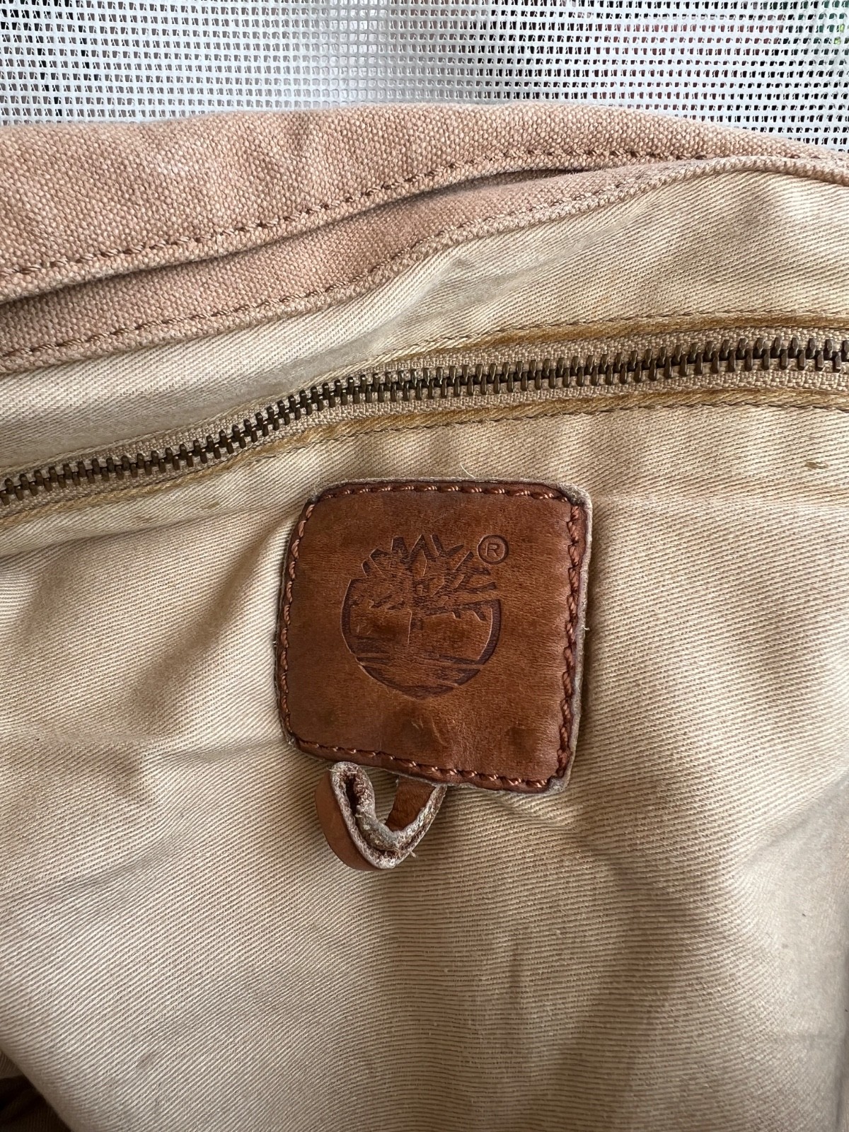 TIMBERLAND Messenger Shoulder Bag Colonial Cotton Leather Legend 554