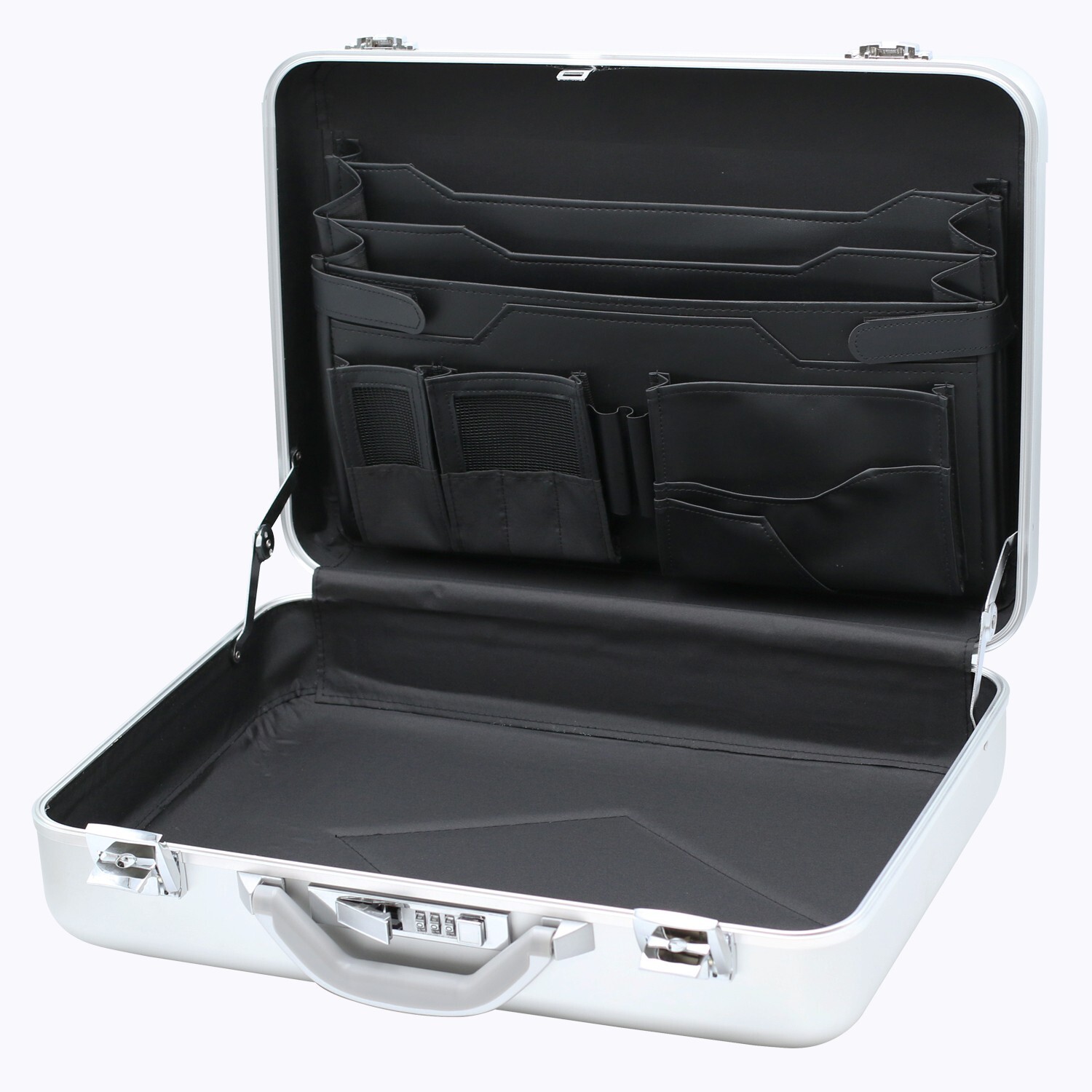 18-Inch Molded Aluminum Briefcase – EXECUTIVE Stylish, Durable, and 5-Inch Deep