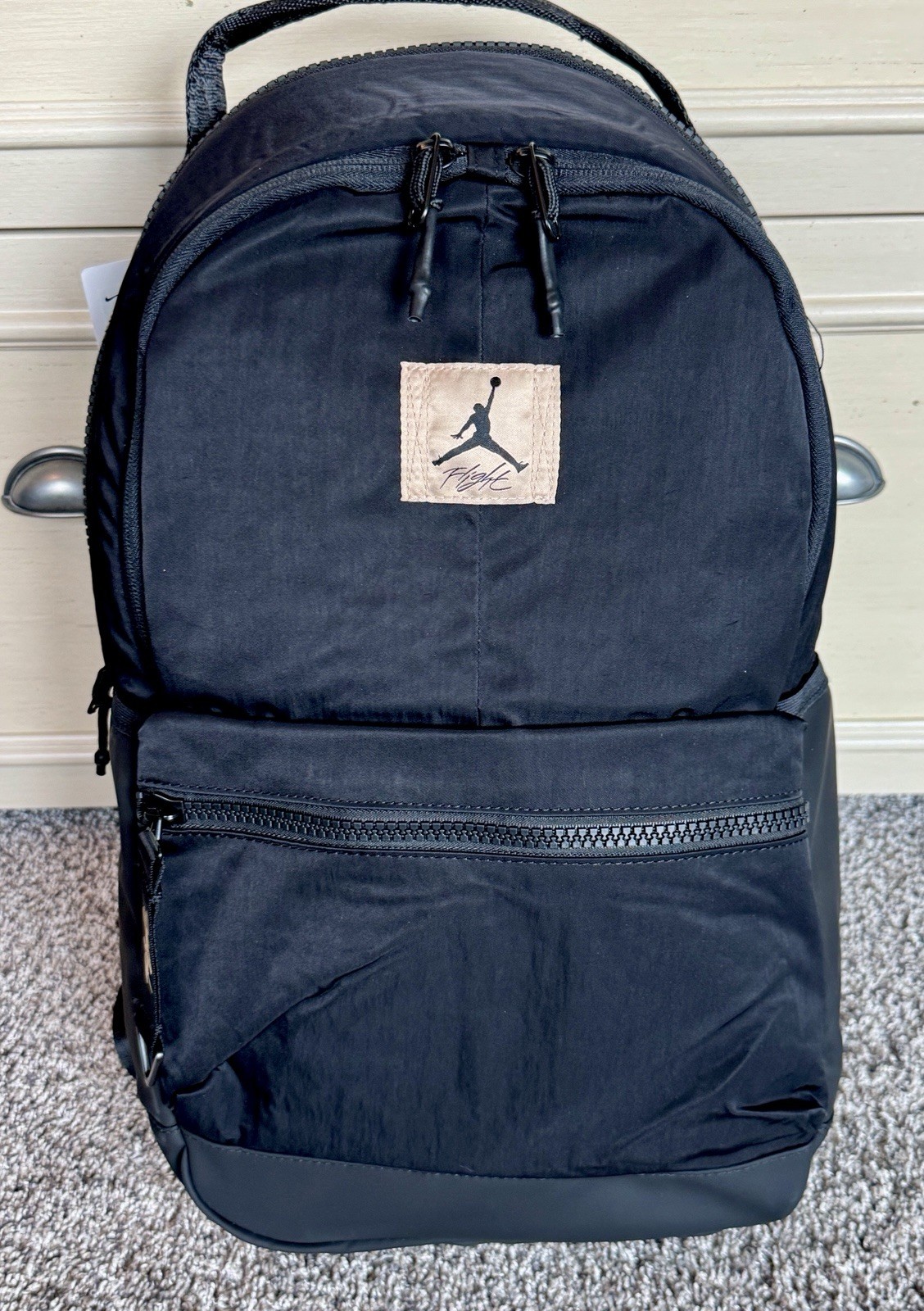 👀NEW 🐐 Jordan 23E Engineered Black Bag 15″ Laptop Sleeve Backpack 🏀New w/tag