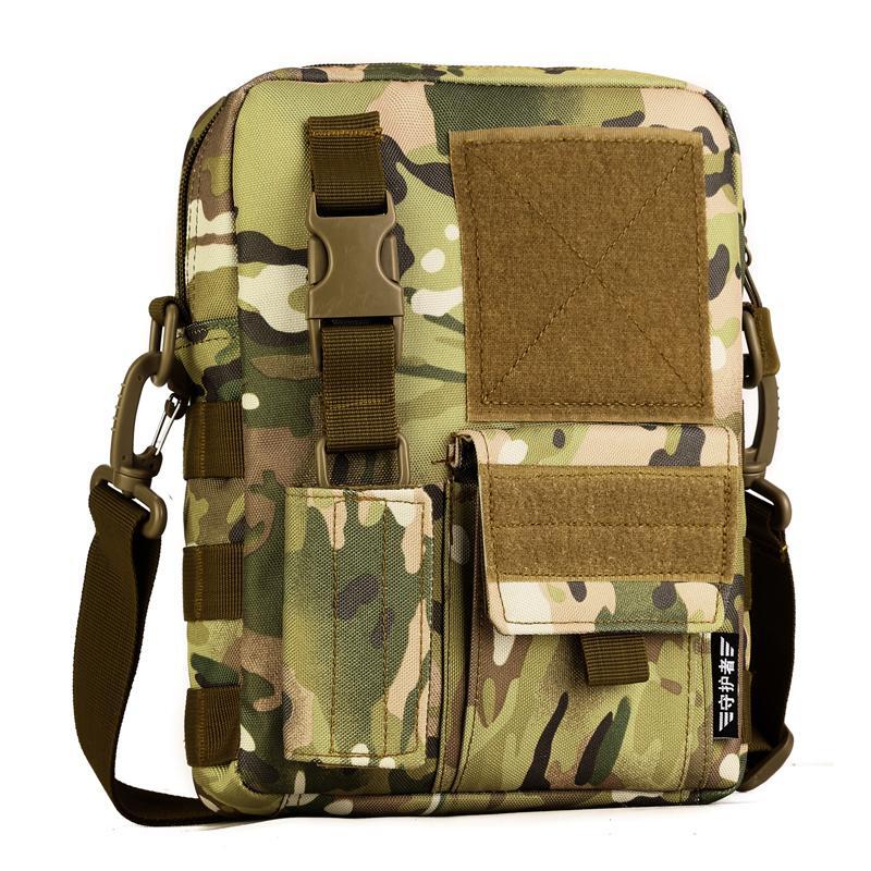 Outdoor Small Canvas Messenger Bag Tactical Classic Vintage Shoulder Casual Pack