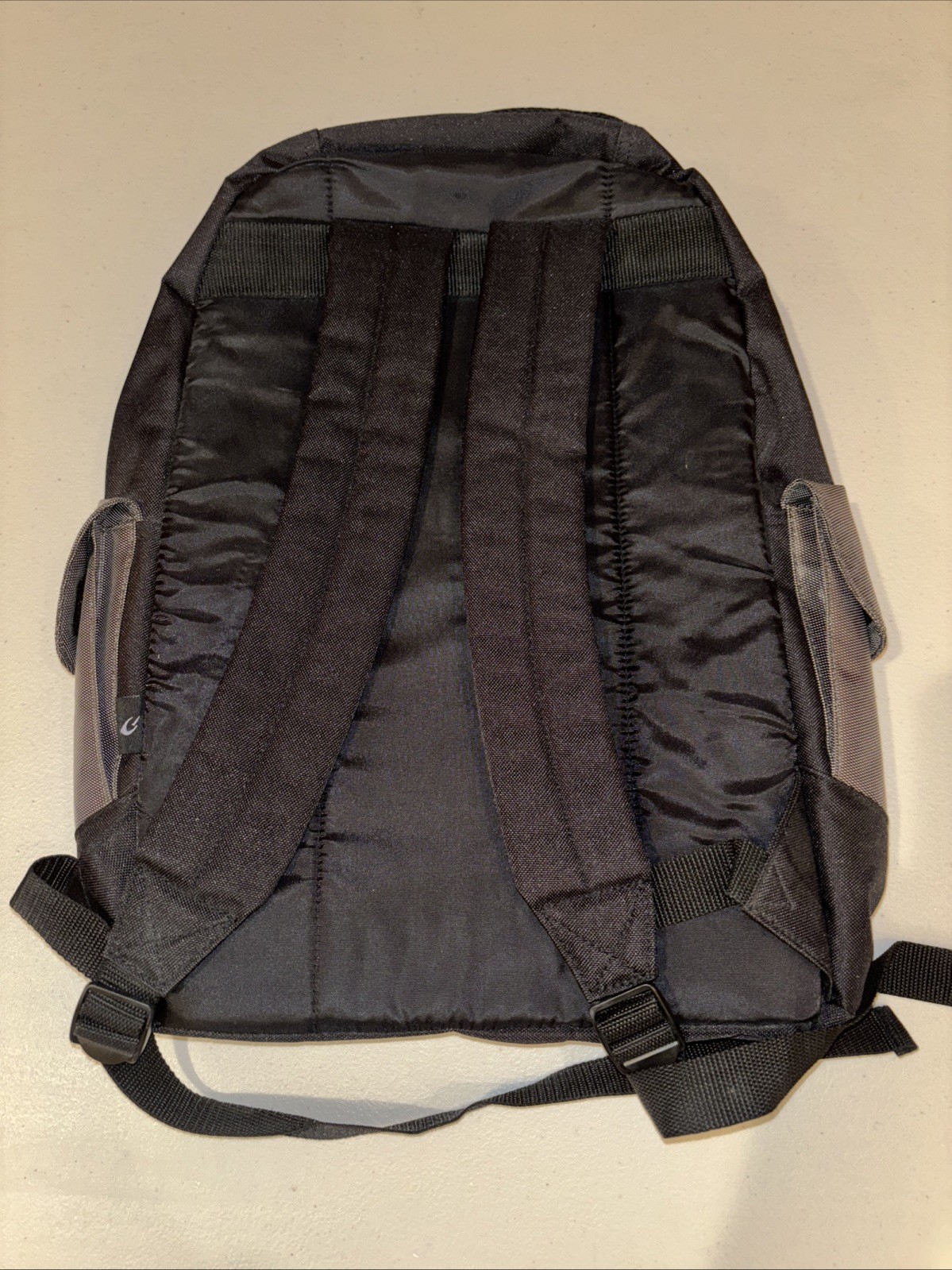 GEMLINE Backpack New Black & Grey Travel Carry-On Bag Compartments Laptop