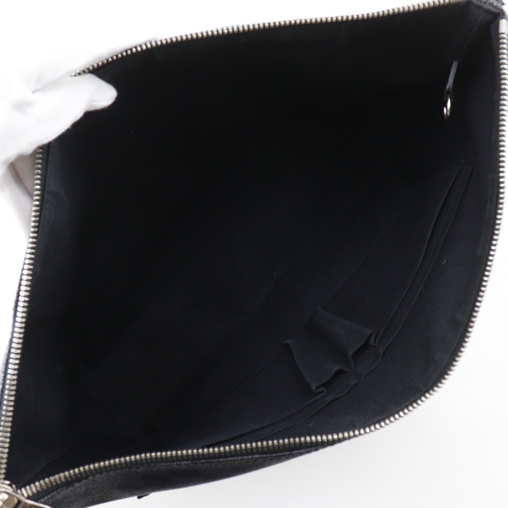 LOUIS VUITTON Mick MM Shoulder Bag N40004 black Damier Grafitto Canvas mens