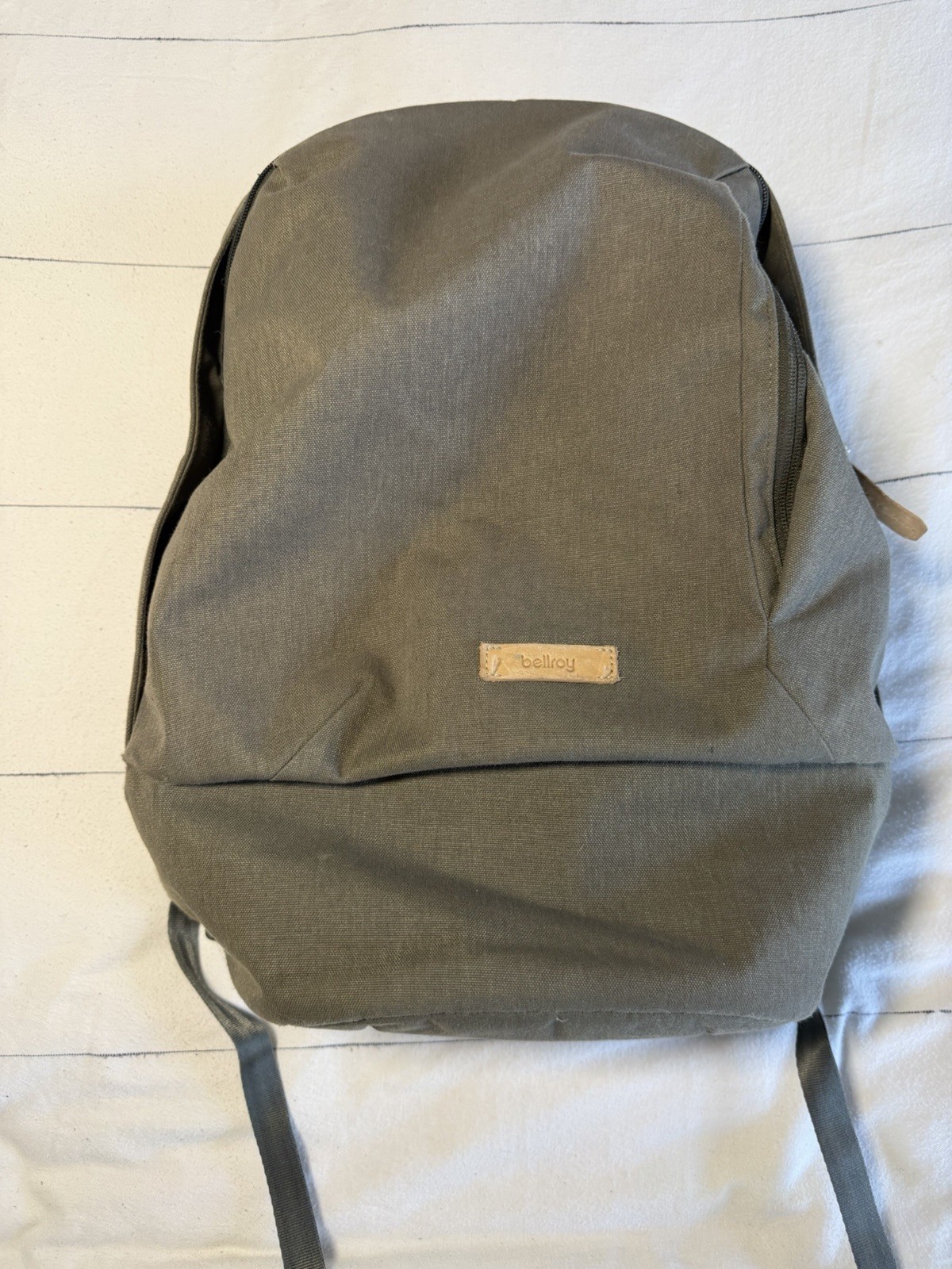 Bellroy Canvas Backpack With Multiple Compartments Sage Green