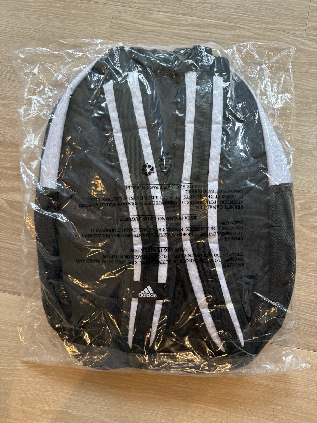 ADIDAS EXCEL 6 BOS Backpack 5153175 Jersey White/Black 2450