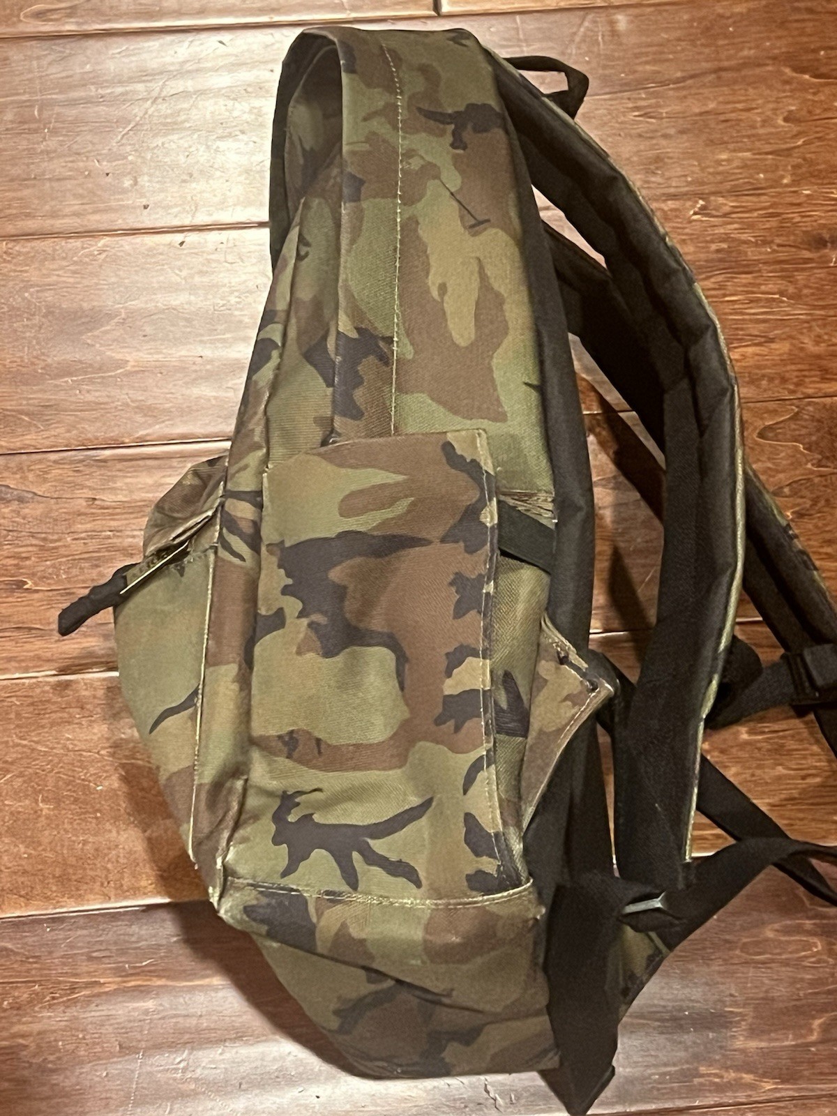 Polo Ralph Lauren Green Black Orange Big Pony Zip Pocket Camo Computer Backpack