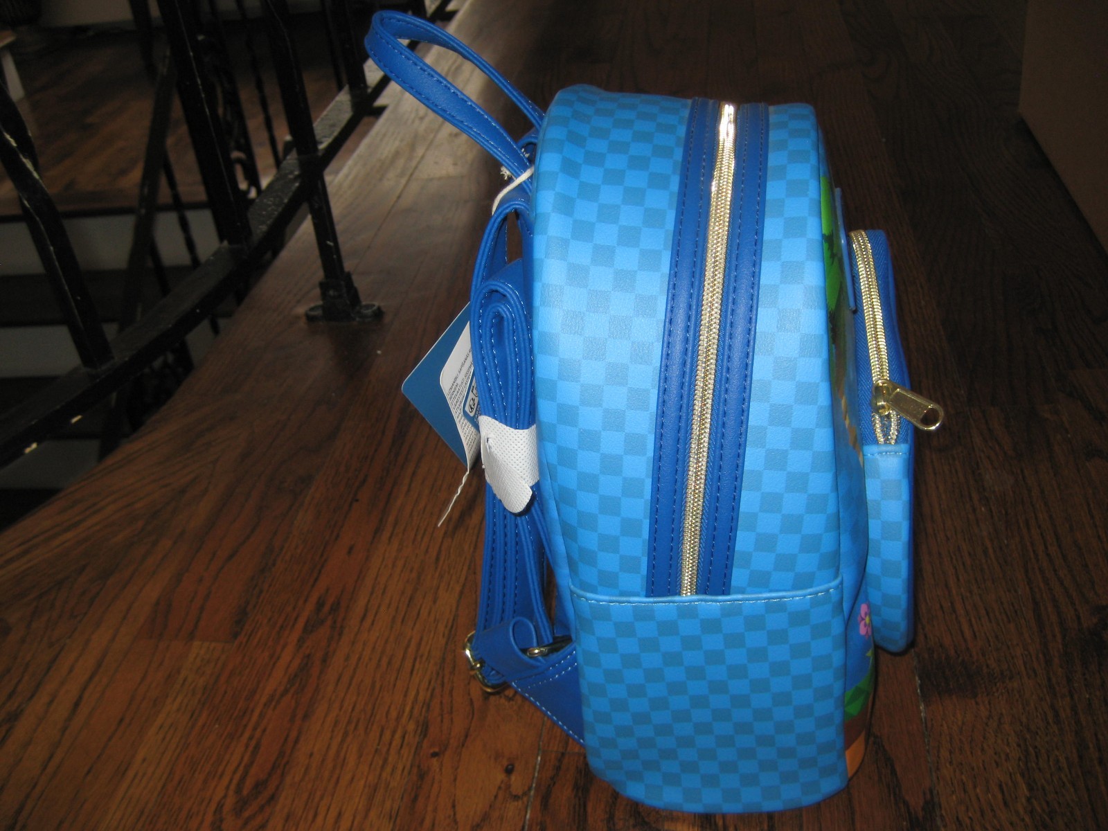 Loungefly Sonic the Hedgehog Chaos Garden Mini Backpack + Lenticular Zip Around