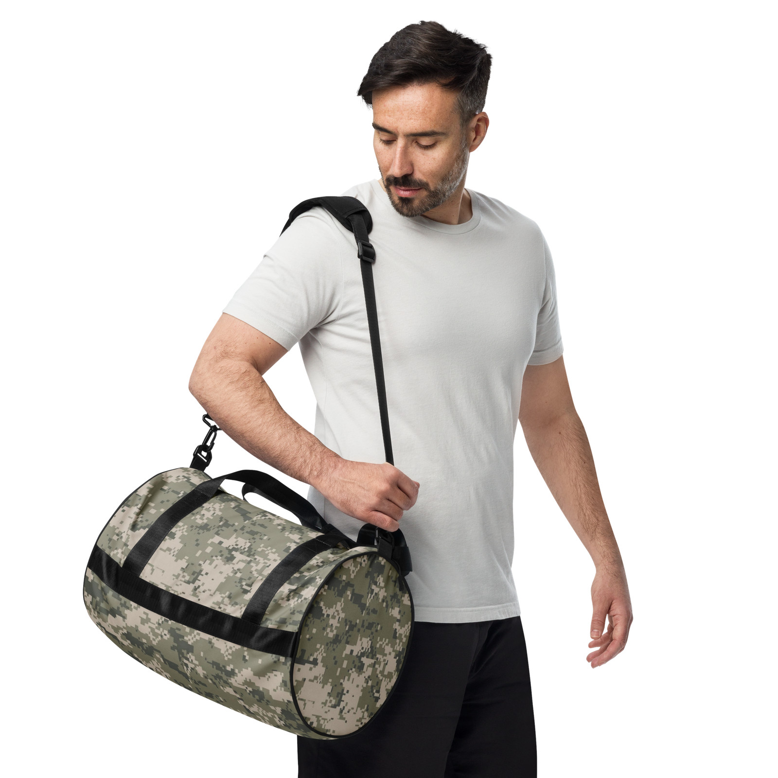 U.S. Army Camouflage Gym Bag Travel Weekender Overnight