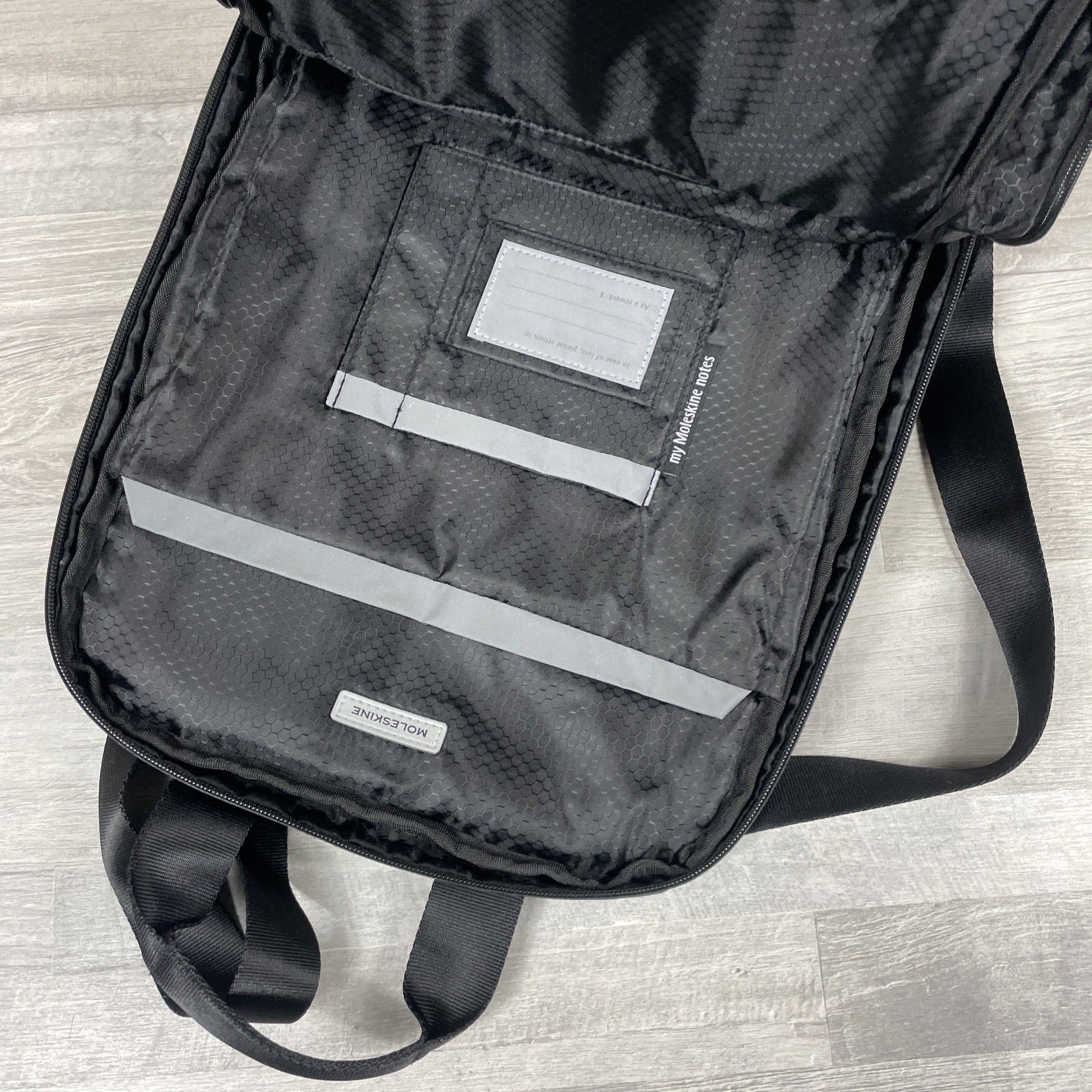 Moleskine Laptop Backpack Soft Touch Blue Color Day Bag