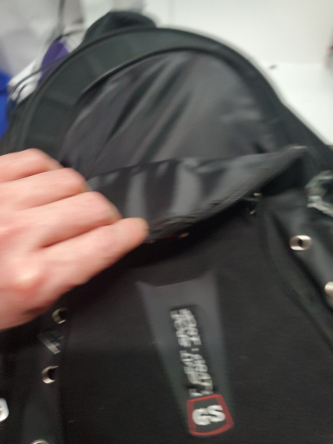 Swiss Gear Black Multi Pocket Laptop Computer Cushioned Backpack