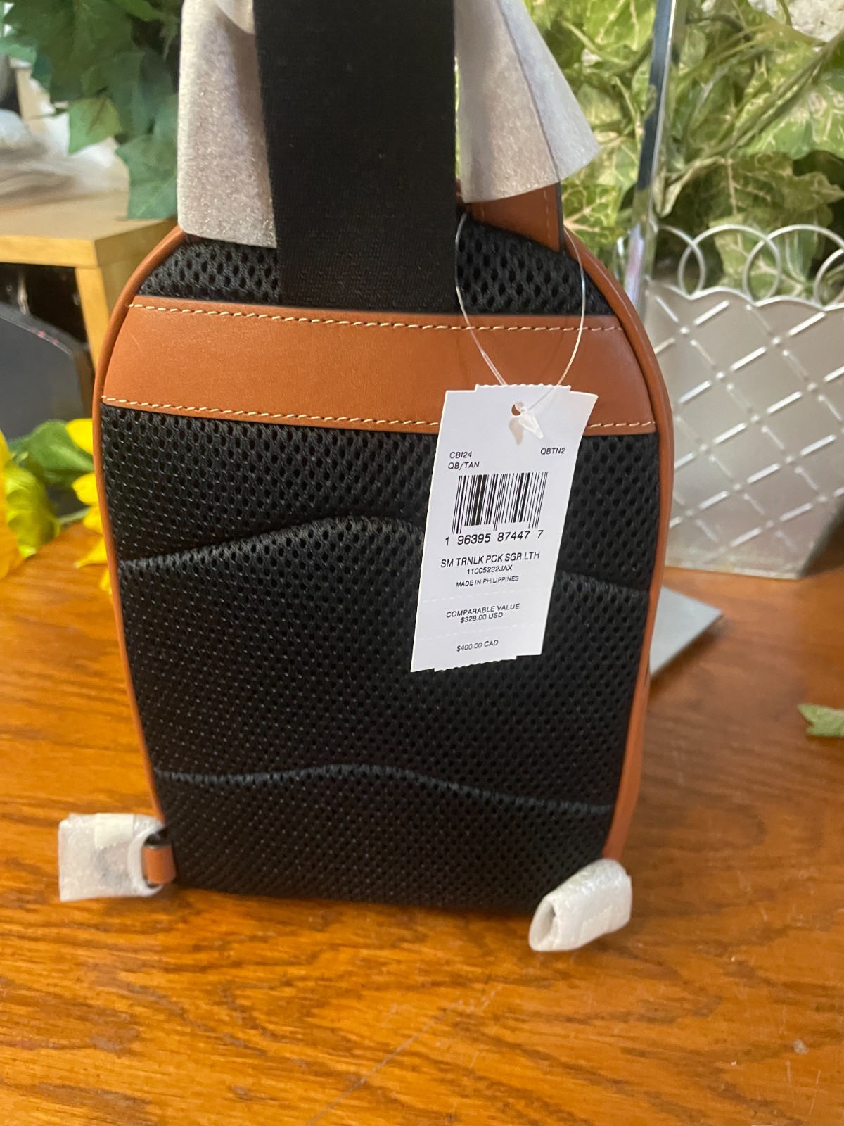 NWT COACH SMALL TURNLOCK SLING PACK CB124 CROSSBODY HANDBAG 1 STRAP PURSE BAG