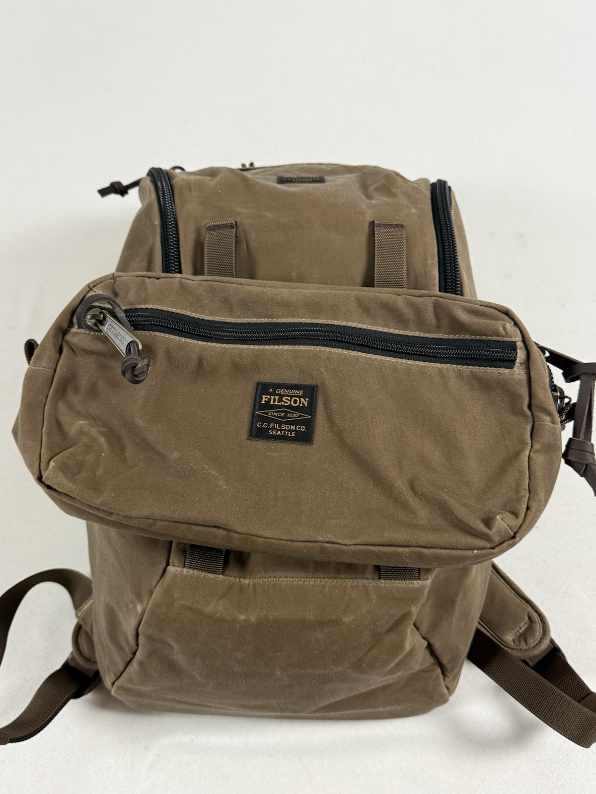 FILSON TRAPPER CREEK 28L BACKPACK DARK TAN NWT