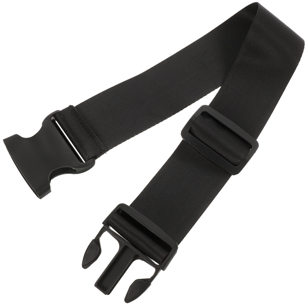 1PC Buckle Strap 50CM Belt Bag Extended Strap Waist Bag Belt Extender Black
